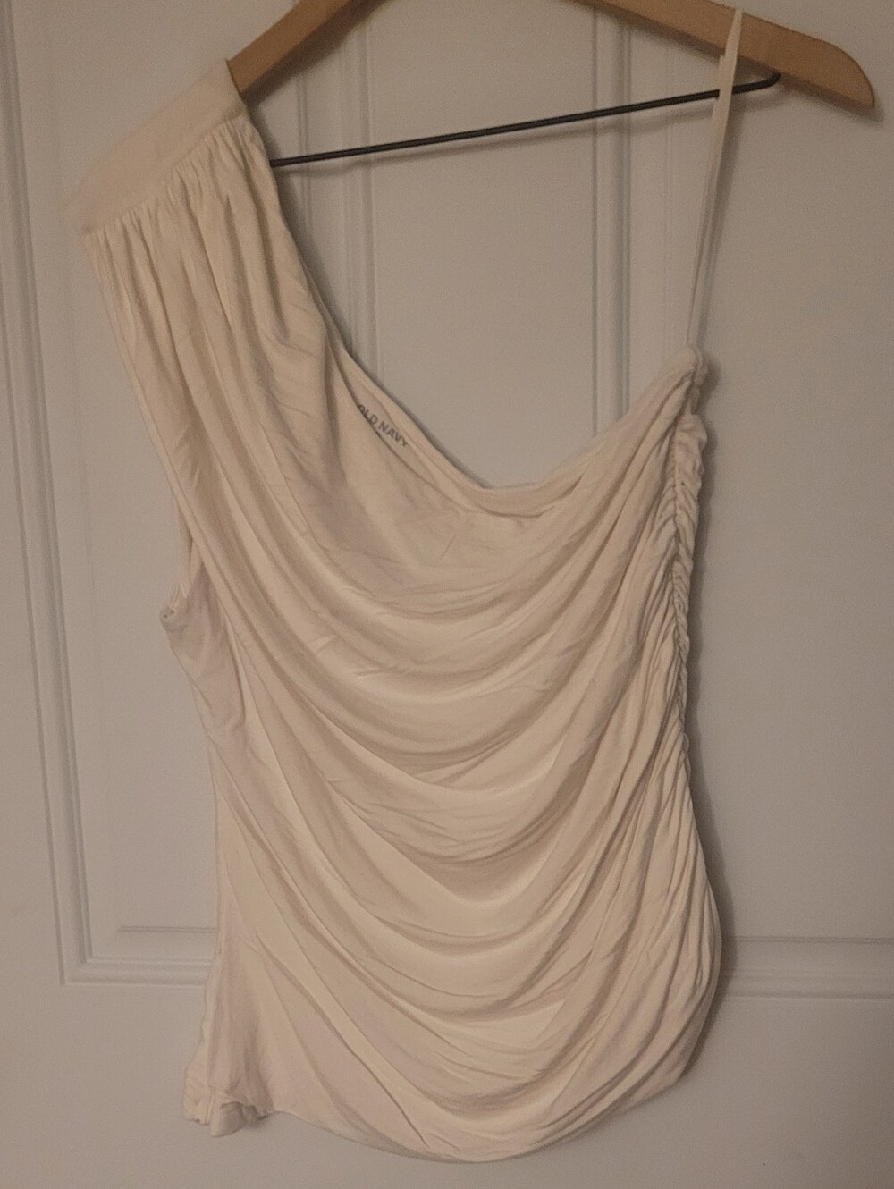 Old Navy One Shoulder Ivory Top Size XL